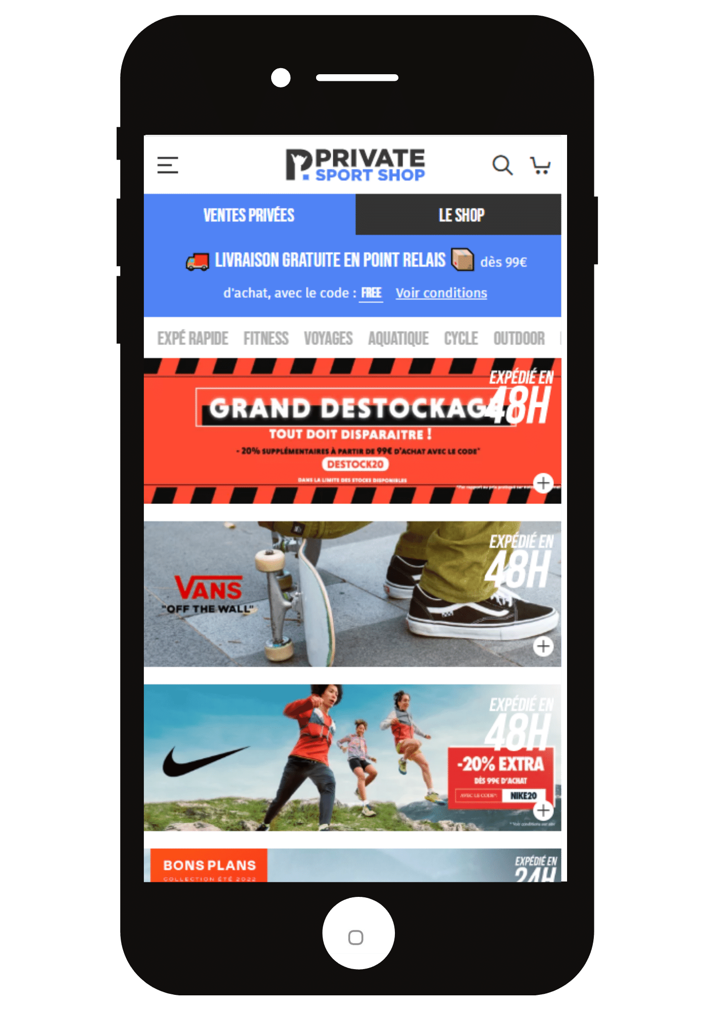 shop n sport - avis privatesportshop